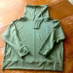 Green cowel neck top. Size XL